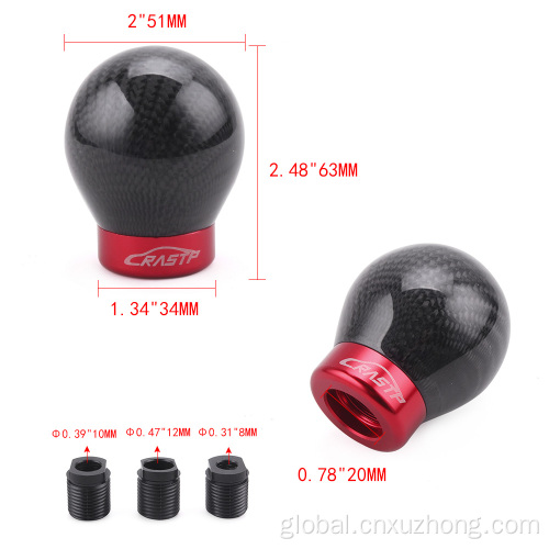 Gear Shift Knob & Boot RASTP Universal Carbon Fiber Automatic Box Racing Shifter Factory